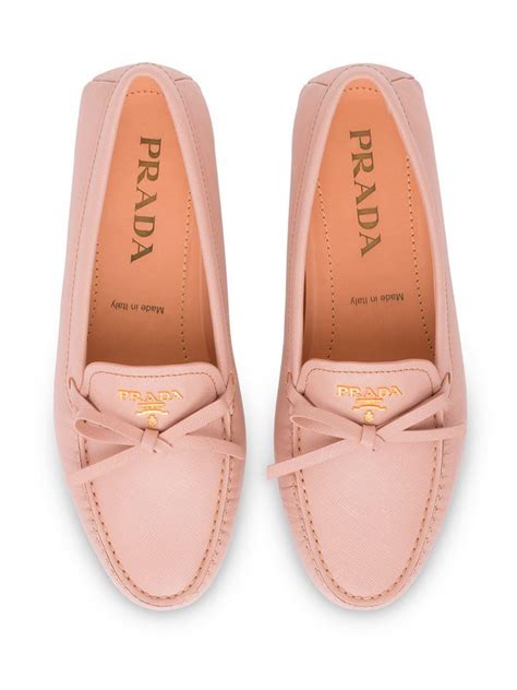 patent leather prada loafers|prada bow detail loafers.